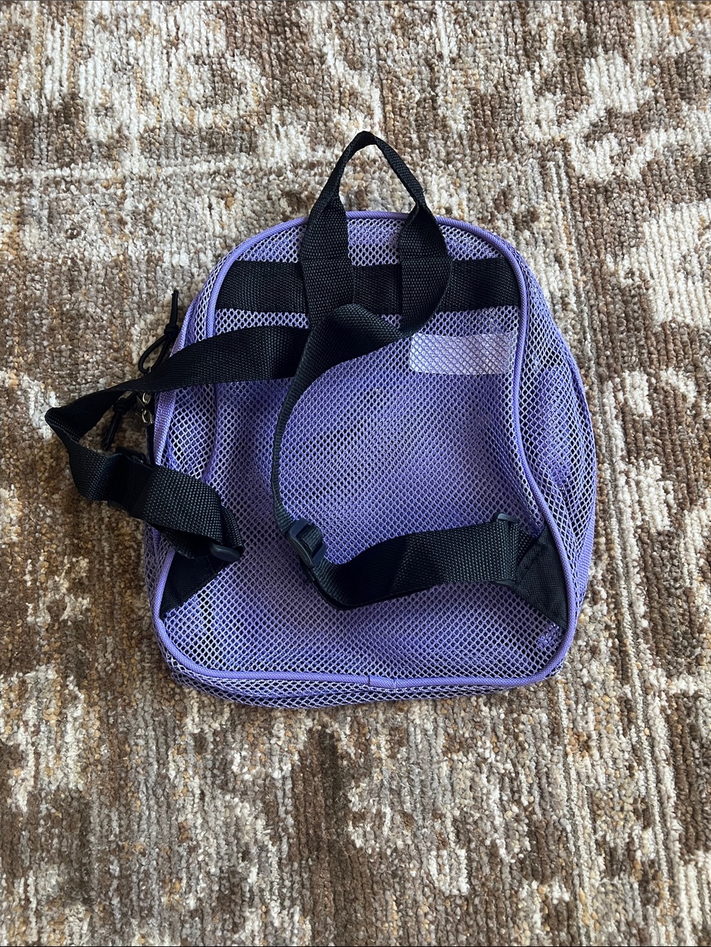 Purple Mini Mesh Backpack - Picture 3 of 3